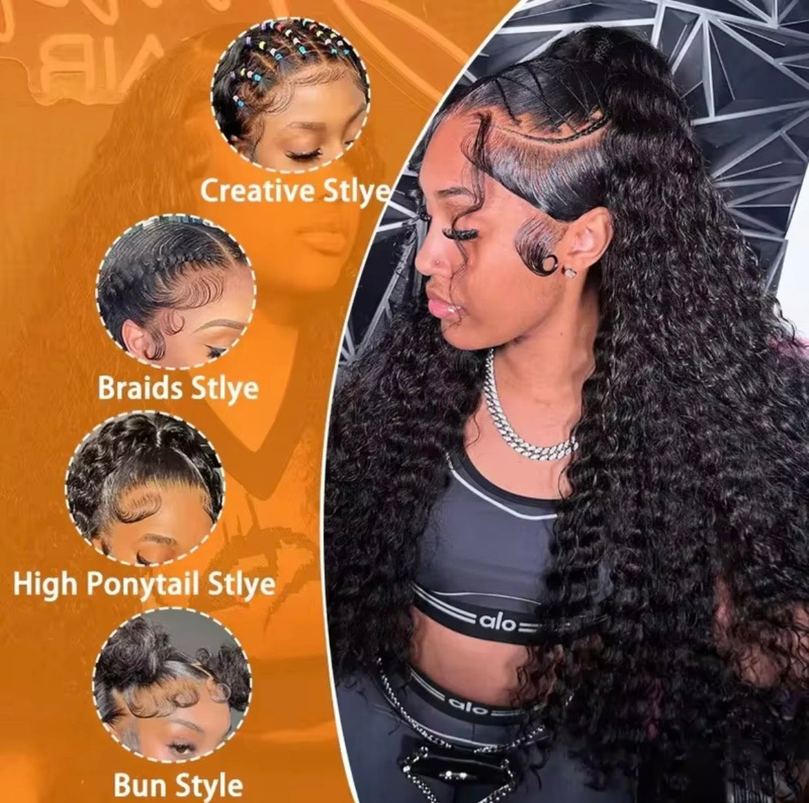 Deep Curly Lace Front Wig